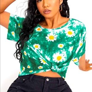 Drop Shoulder Print Tee